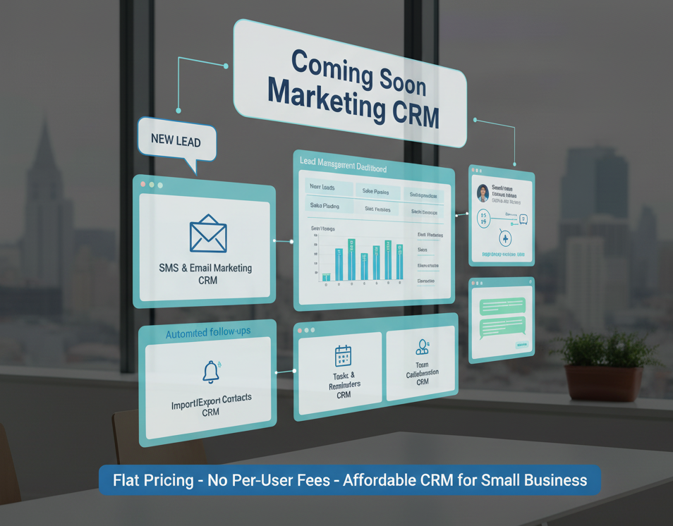Coming Soon Marketing CRM Tool